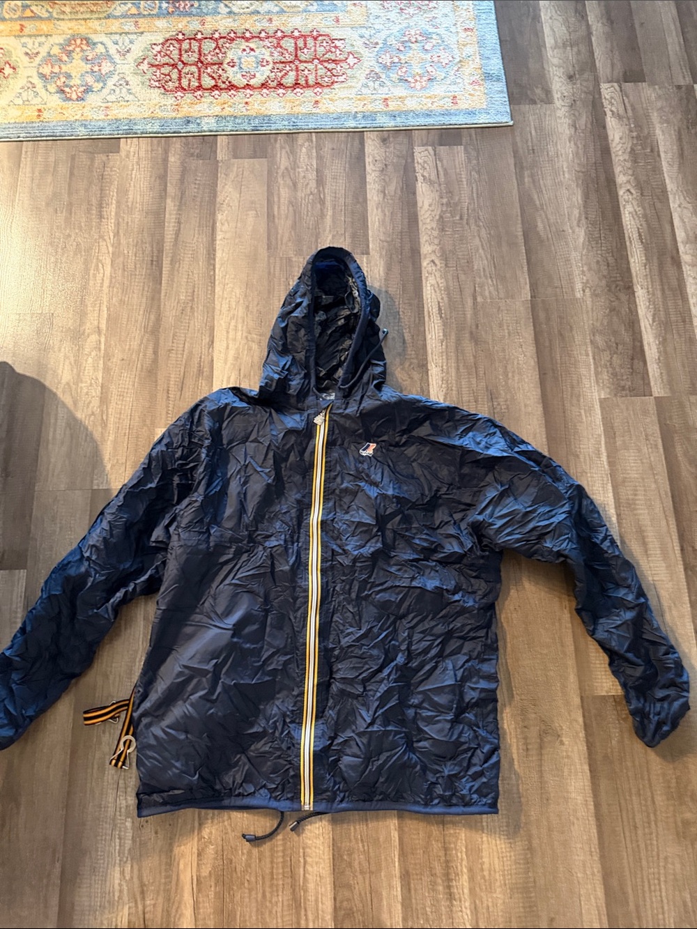 K-Way LE VRAI CLAUDE - BLUE DEEP COBALT RAIN JACKET